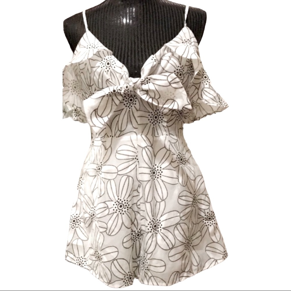 Flying Tomato Ruffled Romper